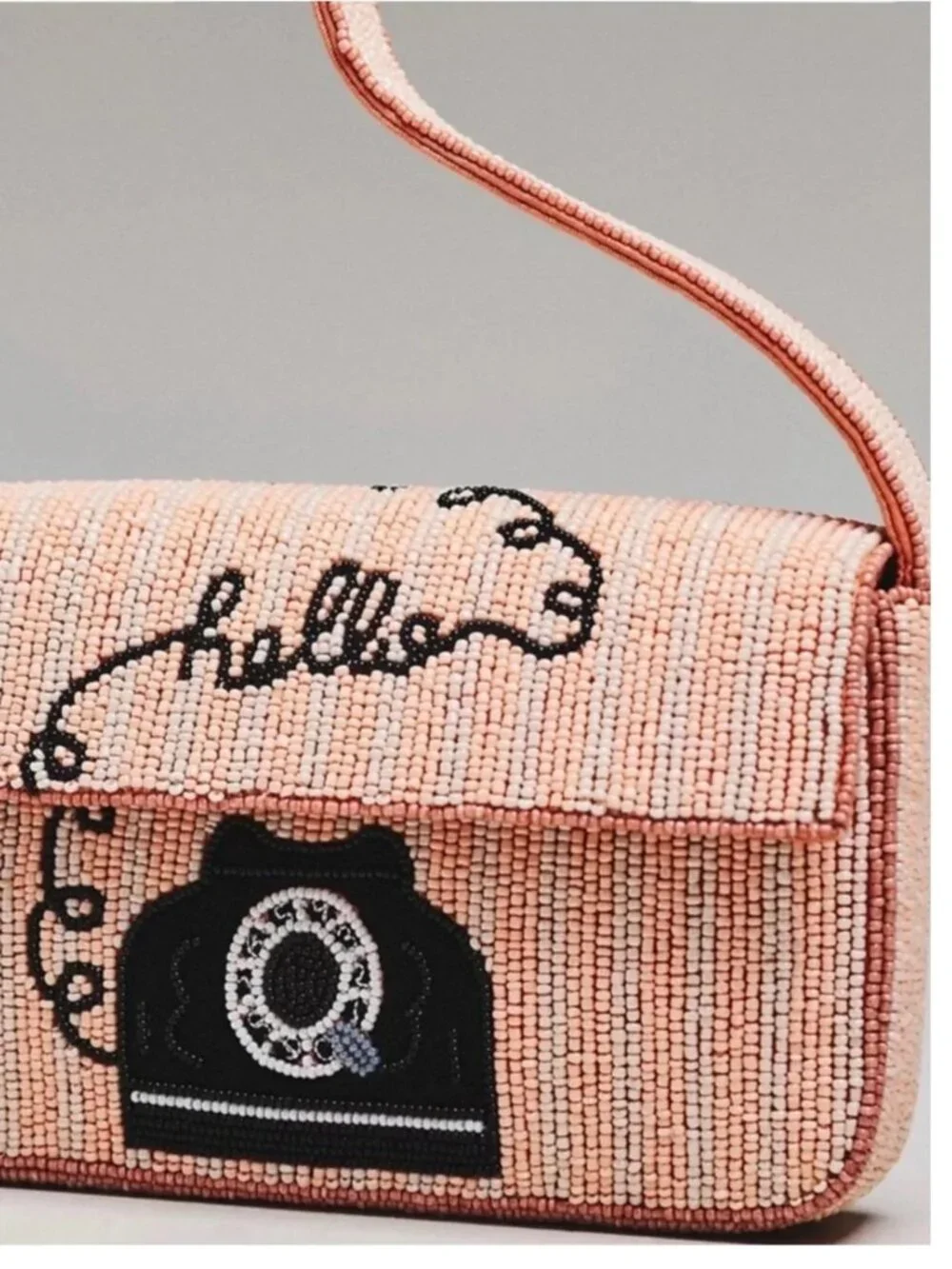 Anthropologie The Fiona Beaded Bag call me phone purse new with tag one size - Picture 2 of 5